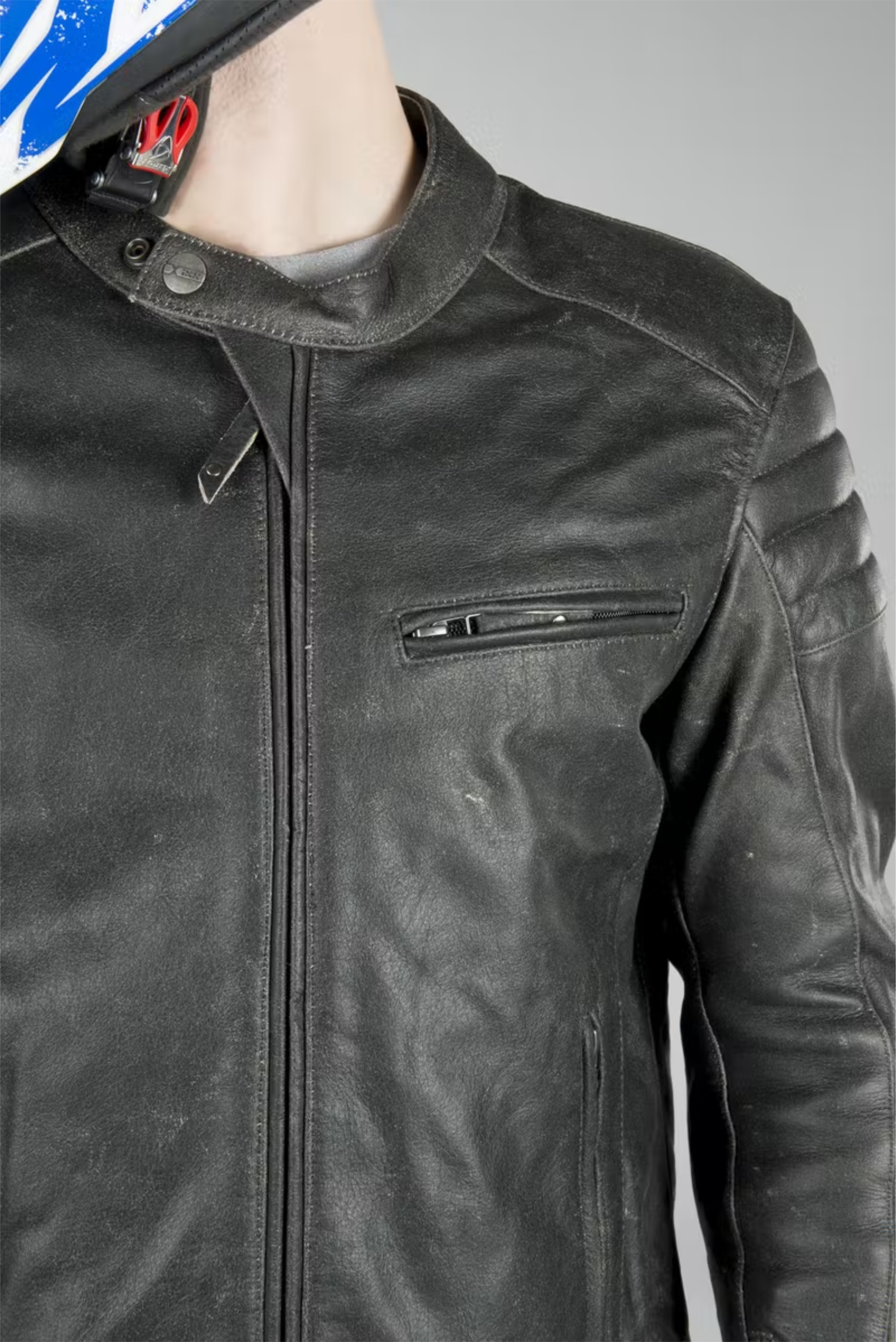 Campera Cuero Classic-Marron