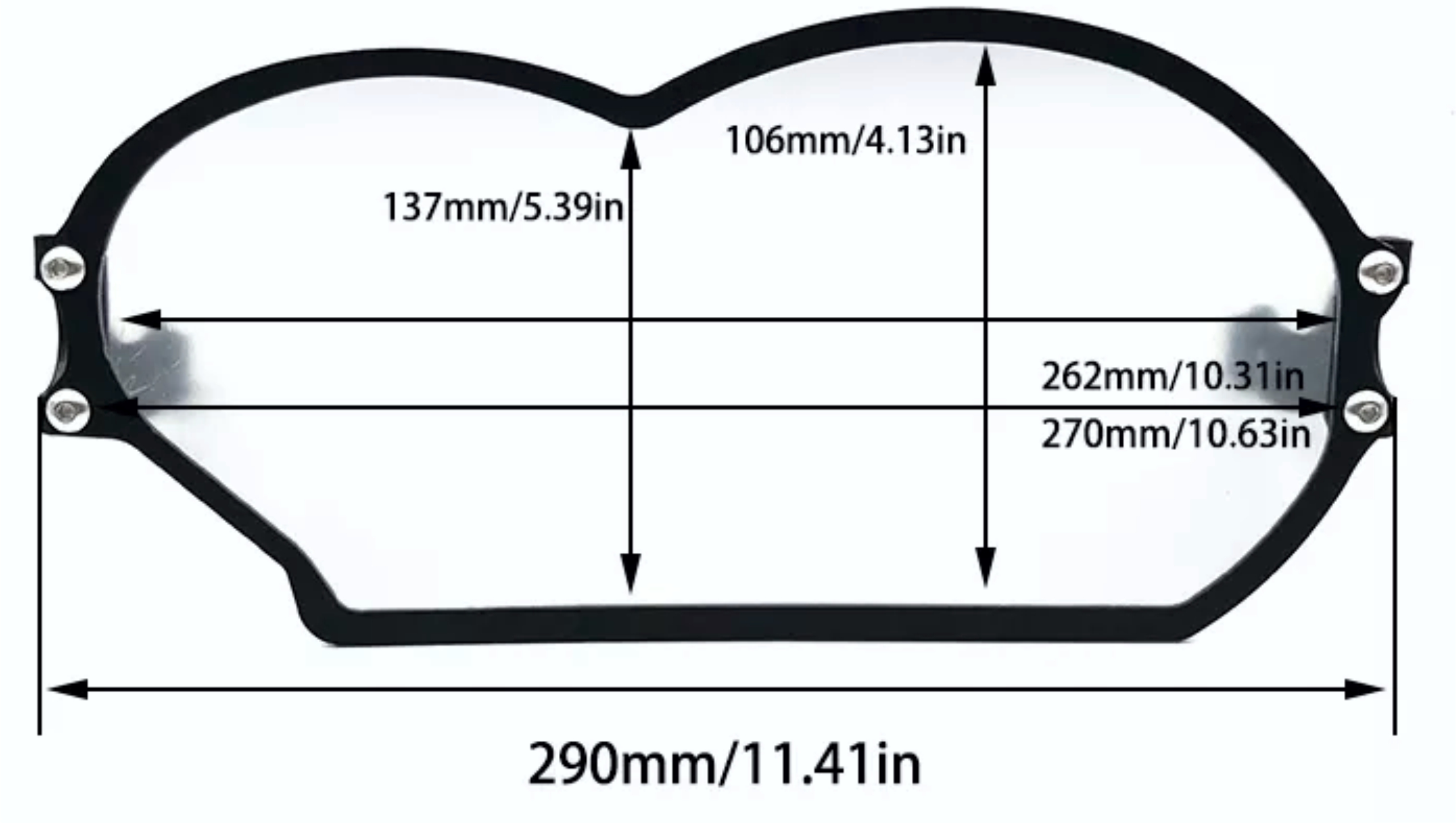 Protector de Faro Acrilico Bmw 05030016