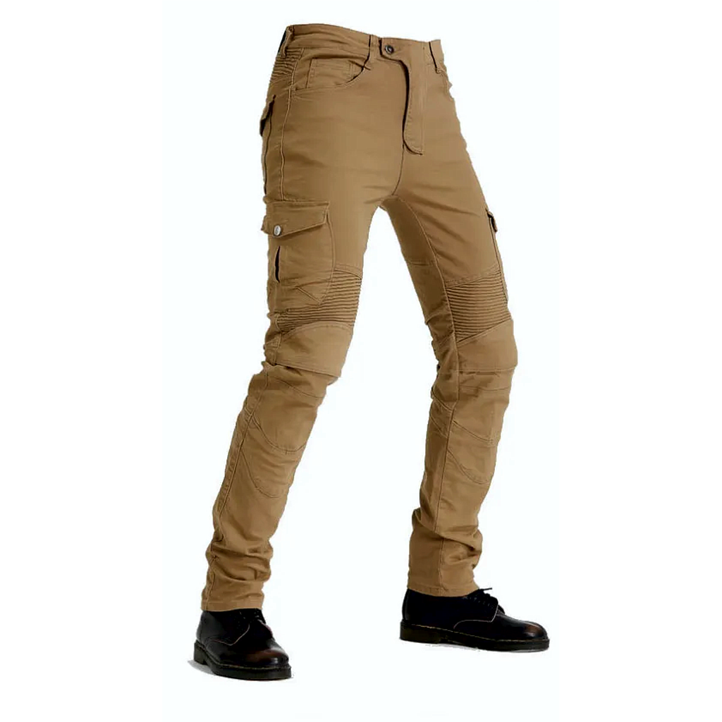 Pantalon Jean Cargo Marrón