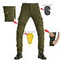 Pantalon Jean Cargo Verde